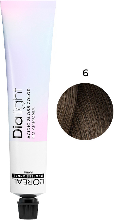 Гель-крем краска DIA Light 6 50 мл L’Oreal Professionnel Paris