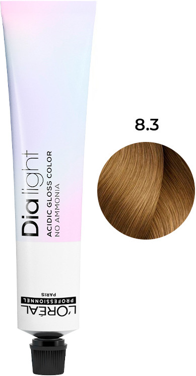 Гель-крем краска DIA Light 8.3 L’Oreal Professionnel Paris, 50 мл