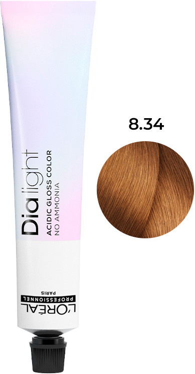 Гель-крем фарба DIA Light 8.34 50 мл L’Oreal Professionnel Paris