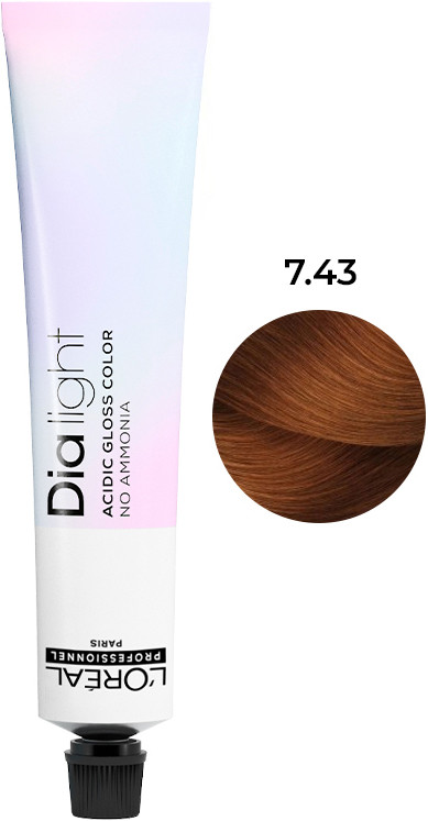 Гель-крем краска DIA Light 7.43 50 мл L’Oreal Professionnel Paris