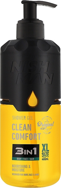 Гель для душа Clean Comfort Nishman, 480 мл