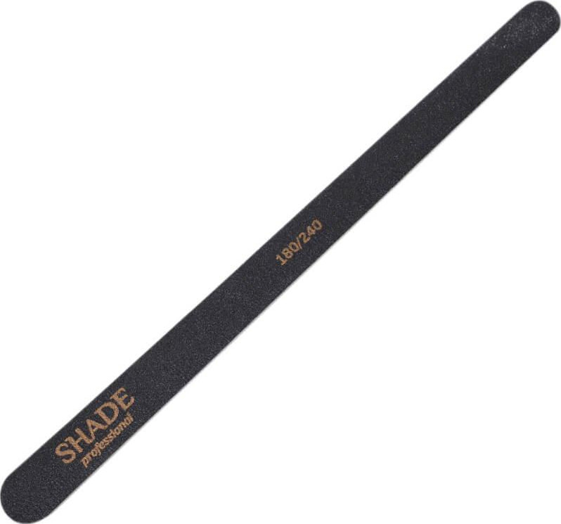 Пилка для ногтей капелька черная Shade, 180/240