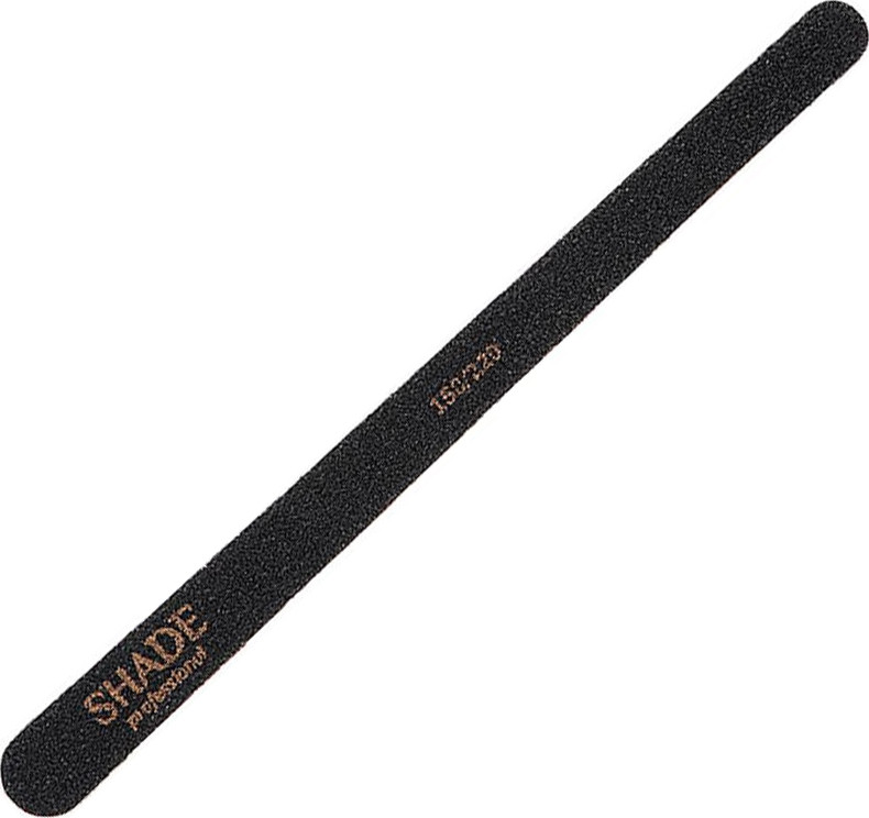 Пилка для нігтів крапелька чорна Shade, 150/220