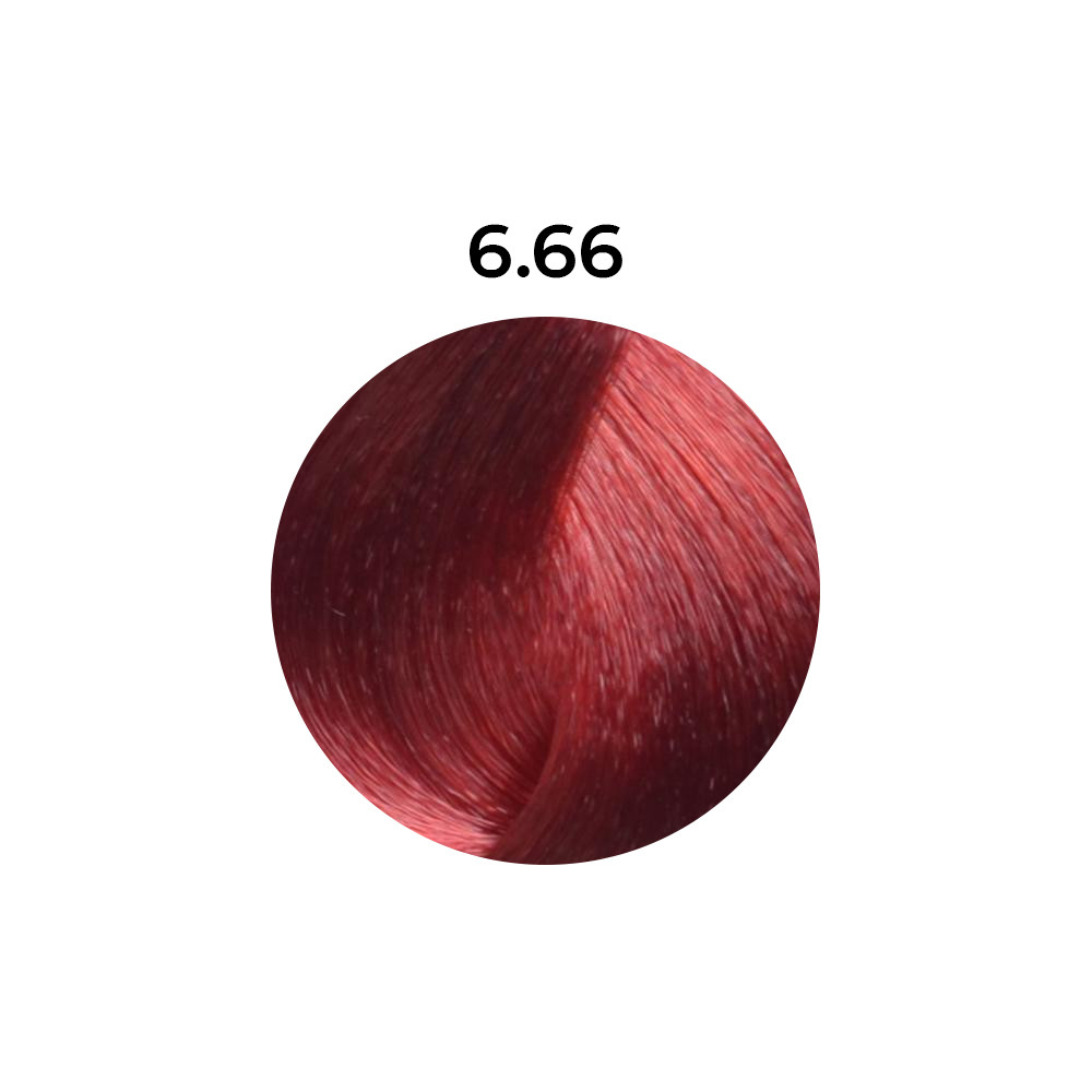 Фарба для волосся №6.66 мідно-русявий яскравий Biora, 60 мл  Фото 2 