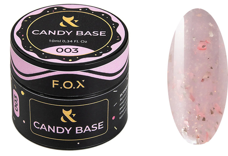 Основа каучуковая камуфлирующая Base Candy №003 F.O.X, 10 мл