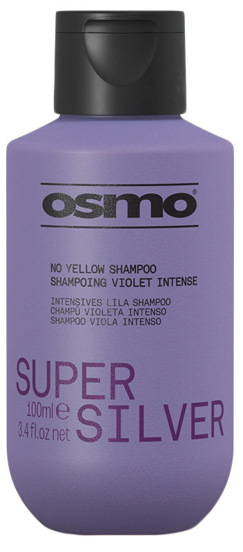 Шампунь против желтизны окрашенных светлых и натуральных волос Super Silver NEW Osmo, 100 мл 