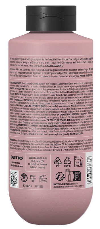 Маска для поддержания розовых оттенков Pink Soda NEW Osmo, 400 мл  Фото 2 