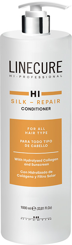 Кондиціонер відновлювальний для пошкодженого волосся Linecure Silk-Repair Hipertin, 1000 мл