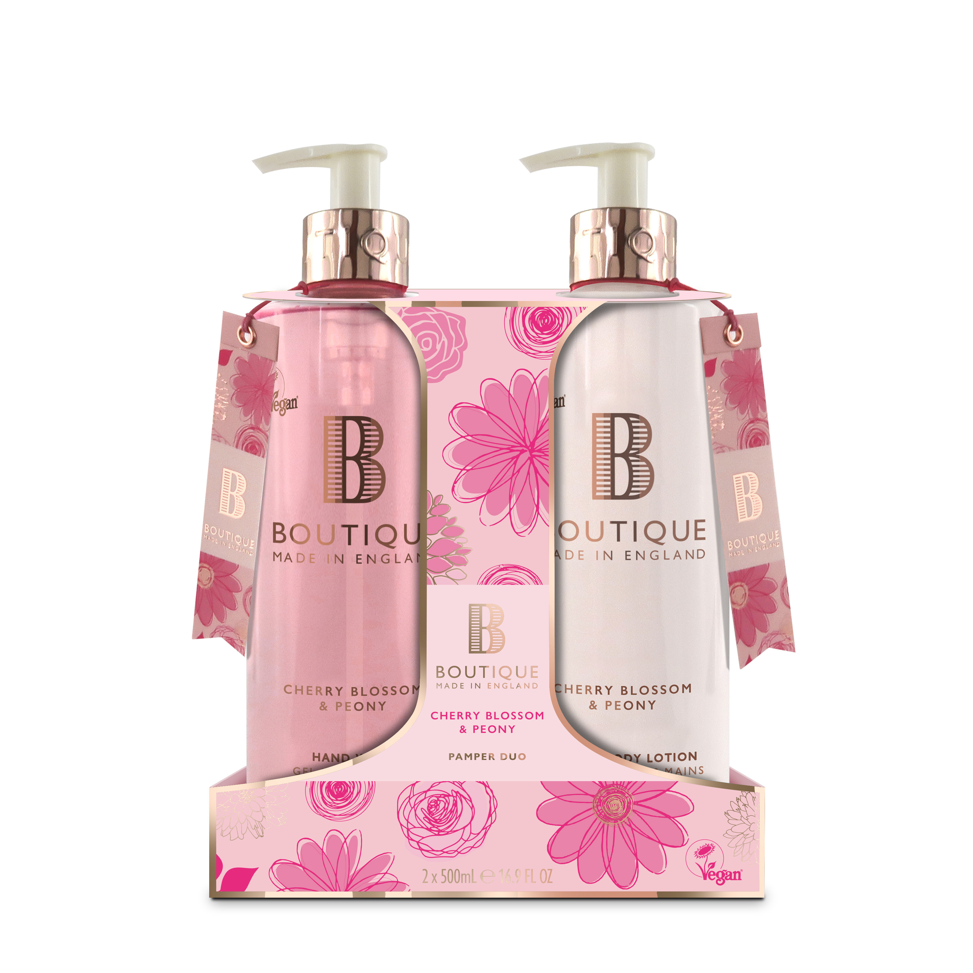 Набір для рук Cherry Blossom & Peony Duo Boutique, (500 мл/500 мл)