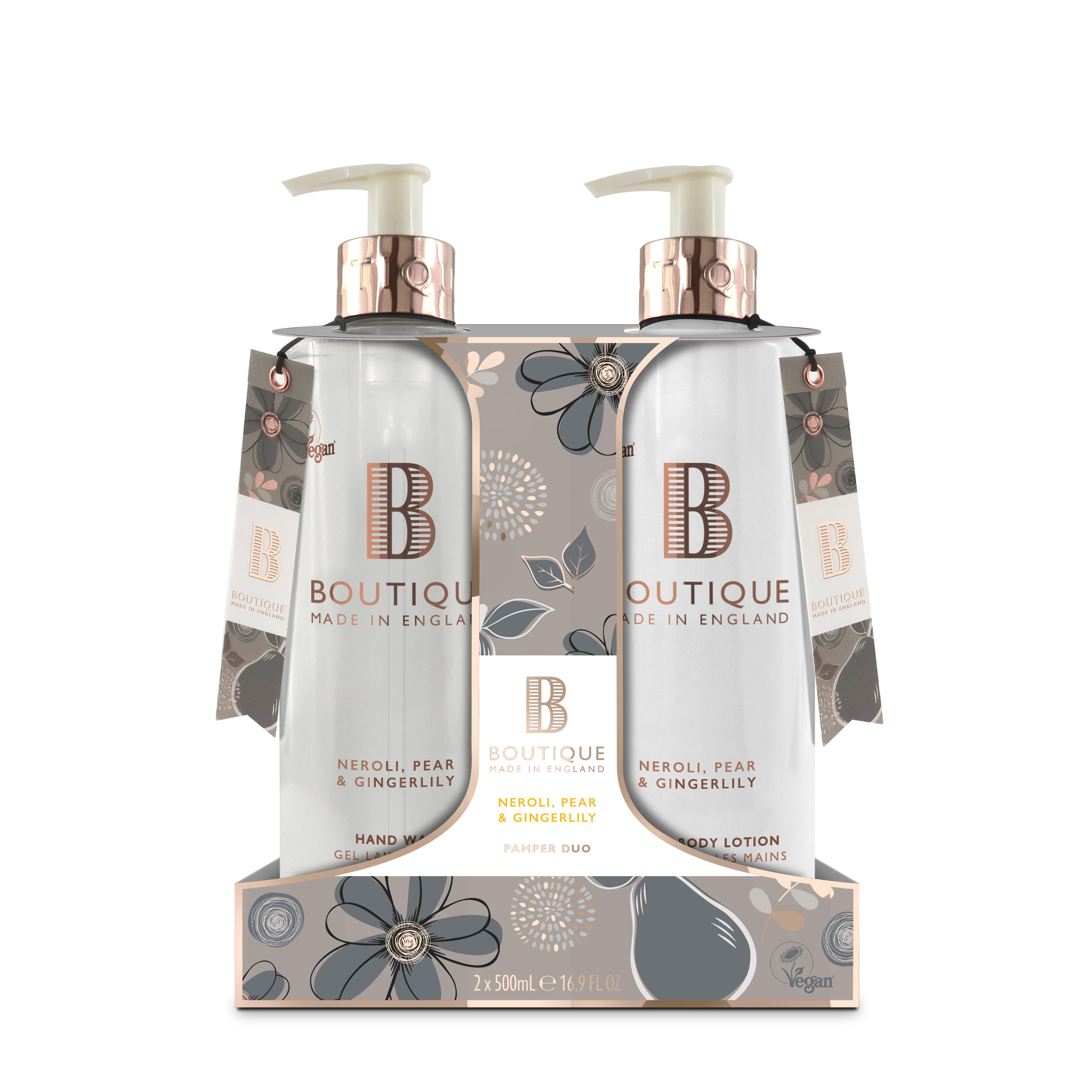 Набор для рук Neroli, Pear & Gingerlily Duo Boutique, (500мл/500мл)