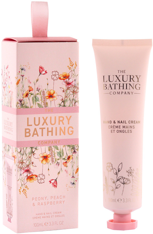 Крем для рук і нігтів Peony, Peach & Raspberry 2026 The luxury bathing, 100 мл на beauty-prof.com Крем для рук і нігтів Peony, Peach & Raspberry 2026 The luxury bathing, 100 мл