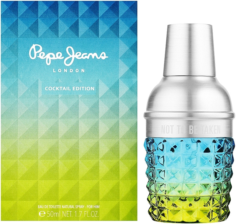 Туалетна вода для чоловіків Pepe Jeans Cocktail Edition 50 мл на beauty-prof.com Фото 2 Туалетна вода для чоловіків Pepe Jeans Cocktail Edition 50 мл Фото 2