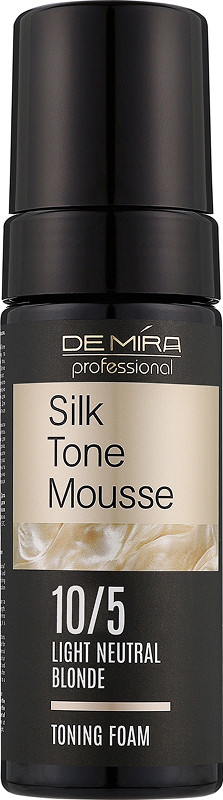 Тонуюча пінка для волосся 10/5 Silk Tone Mousse DEMIRA Professional, 120 мл