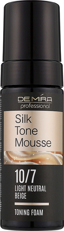 Тонирующая пенка для волос 10/7 Silk Tone Mousse DEMIRA Professional, 120 мл