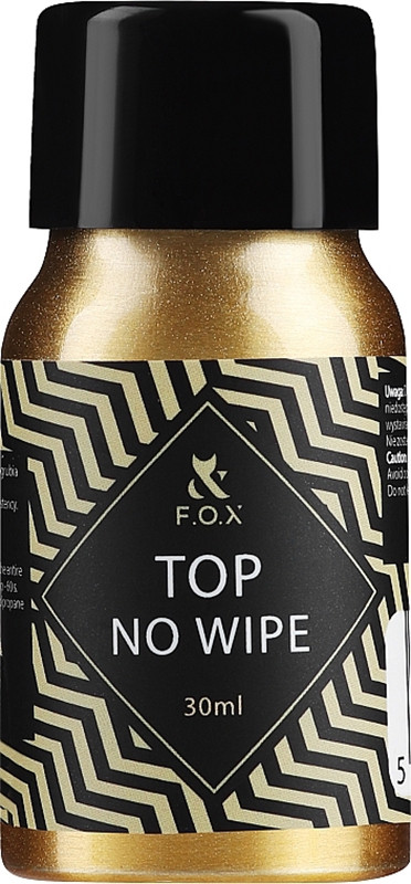 Топове покриття F.O.X Top No wipe (банка), 30мл
