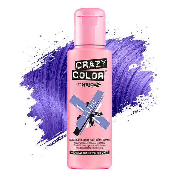 Тінт-фарба для волосся №55 капрі бузок Crazy Color, 100 мл