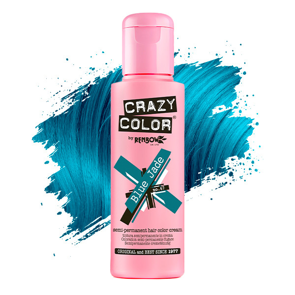 Тінт-фарба для волосся №67 синій нефрит Crazy Color, 100 мл