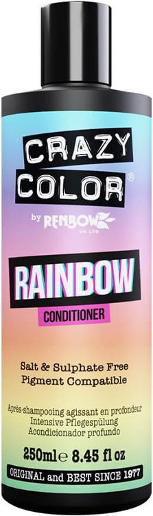 Безсульфатный радужный кондиционер для волос Crazy Color, 250 мл
