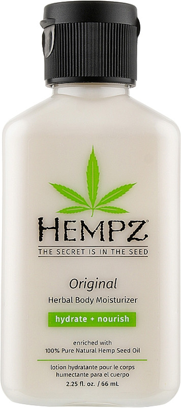 Зволожуюче молочко для тіла HEMPZ Herbal Moisturizer, 65 мл