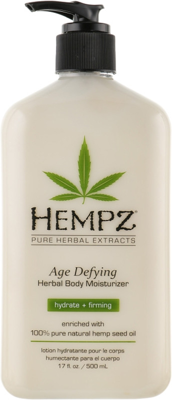 Молочко увлажняющее антивозрастное для тела HEMPZ Age Defying Herbal Moisturizer, 500 мл