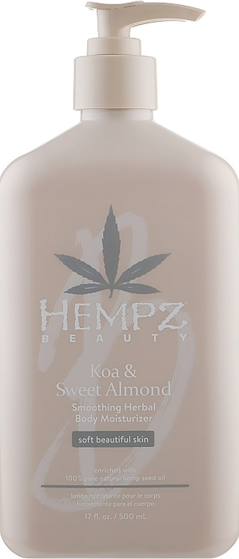 Молочко увлажняющее для тела "Коа и миндаль" HEMPZ Koa & Sweet Almond Herbal Moisturizer, 500 мл