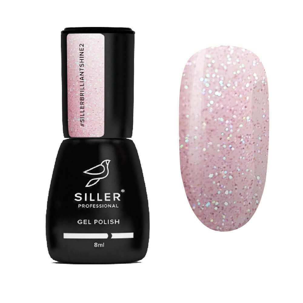 Гель-лак Brilliant Shine №02 Siller, 8 мл