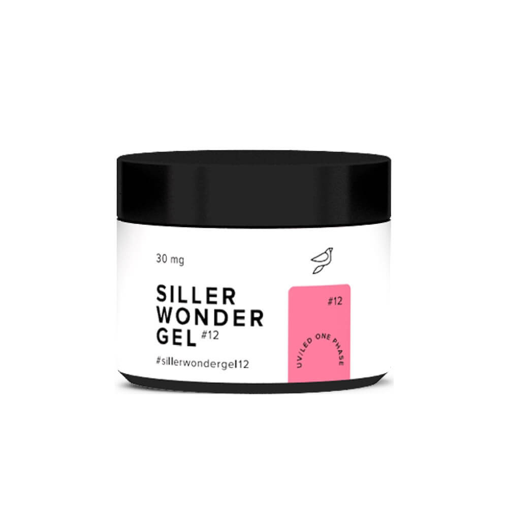Гель для ногтей UV/LED One Phase Wonder Gel № 12 Siller, 30 мл