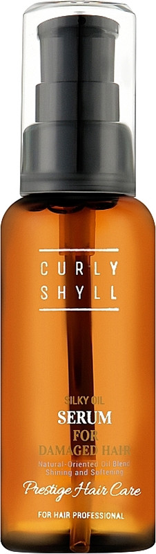 Серум для волосся з протеїнами шовку міні Silky Oil Serum CURLYSHYLL, 13 мл