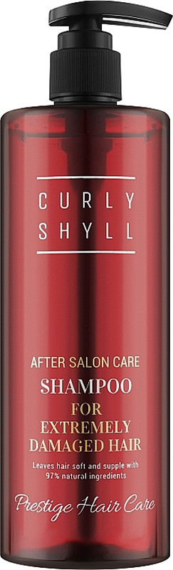 Шампунь для поврежденных волос восстанавливающий After Salon Care Shampoo CURLYSHYLL, 360 мл