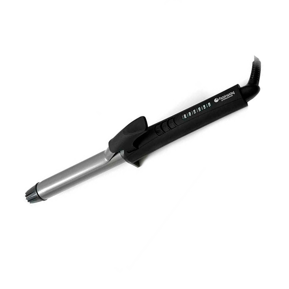 Плойка Titanium-Tourmaline Nano-Silver Nourmaline d 25 mm 6 тим реж Hairway 04113