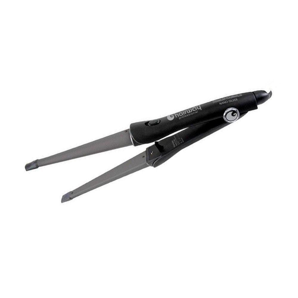 Плойка-щипцы Titanium-Tourmaline Nano-Silver d 16-32 mm Hairway  04119*