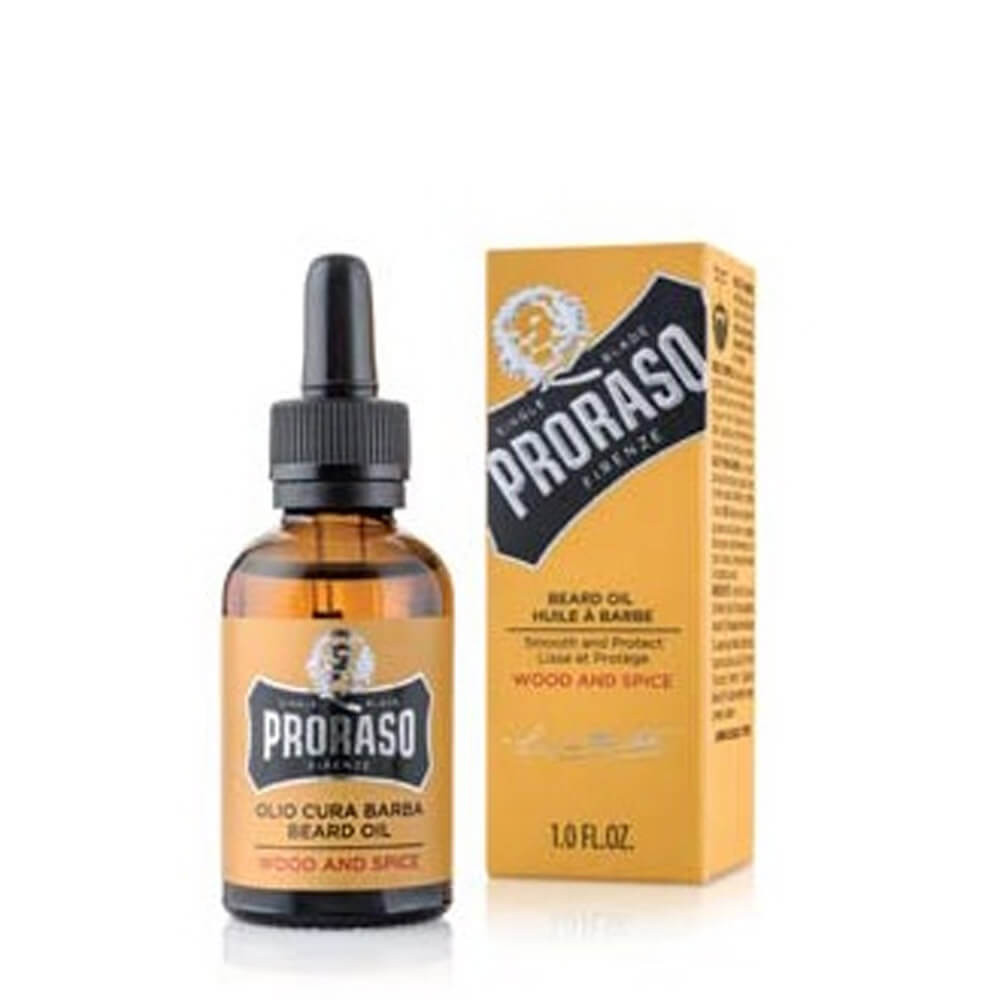 Масло для ухода за бородой Beard Oil Wood and Spice 400740 Proraso, 30 мл