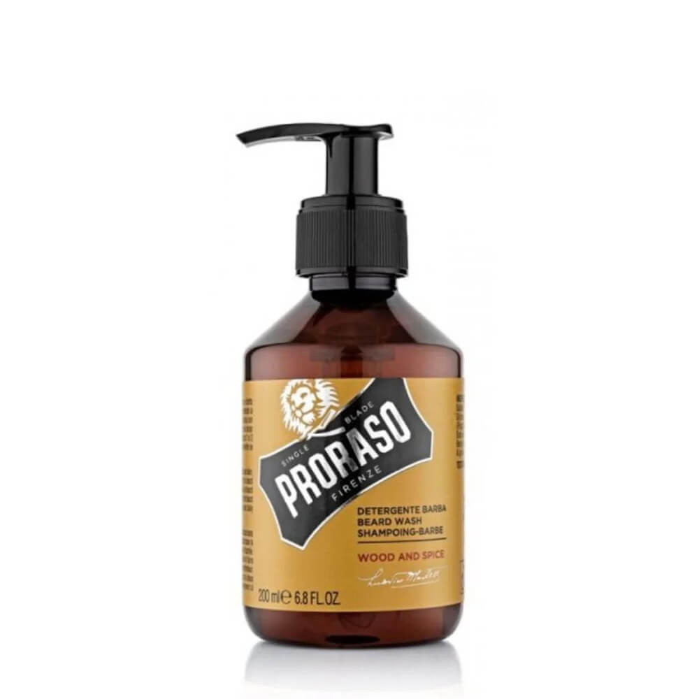 Шампунь для бороды Beard Shampoo Wood and Spice 400750 Proraso, 200 мл