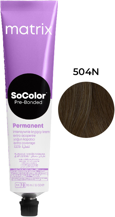 Крем-краска для волос Extra Coverage  PRE Bonded SOCOLOR.beauty тон 504N, 90 мл Matrix
