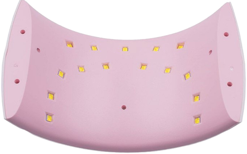LED/UV Лампа SUN-9S (з дисплеєм) біла/ біло-рожева 24 Вт*  Фото 5 