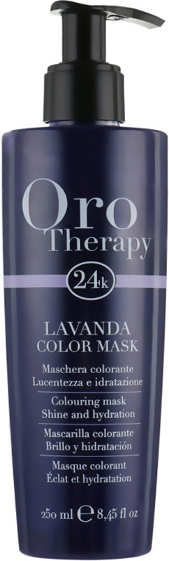 Маска c эффектом ламинирования лаванда Oro therapy Fanola  250 мл.