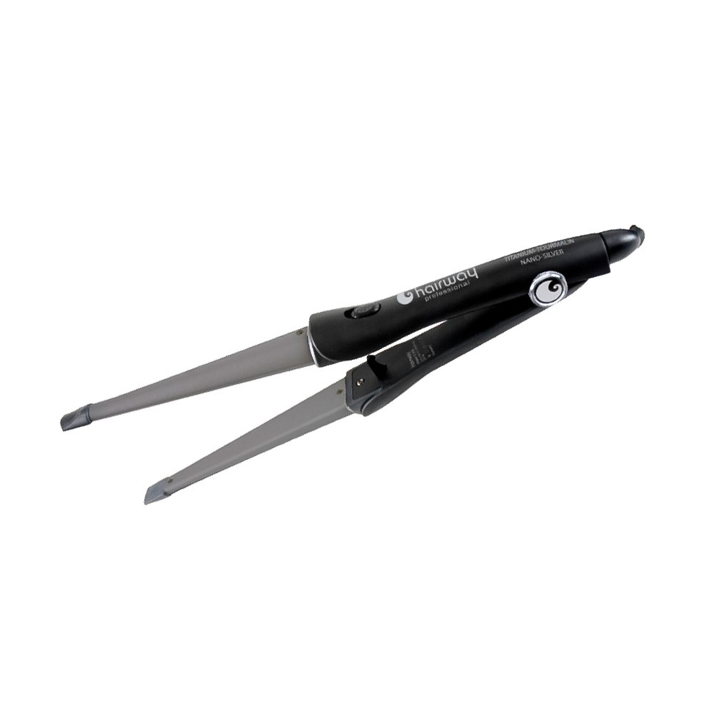 Плойка-щипцы конусообразная Titanium-Tourmaline Nano-Silver 16-32 мм Hairway 04118*