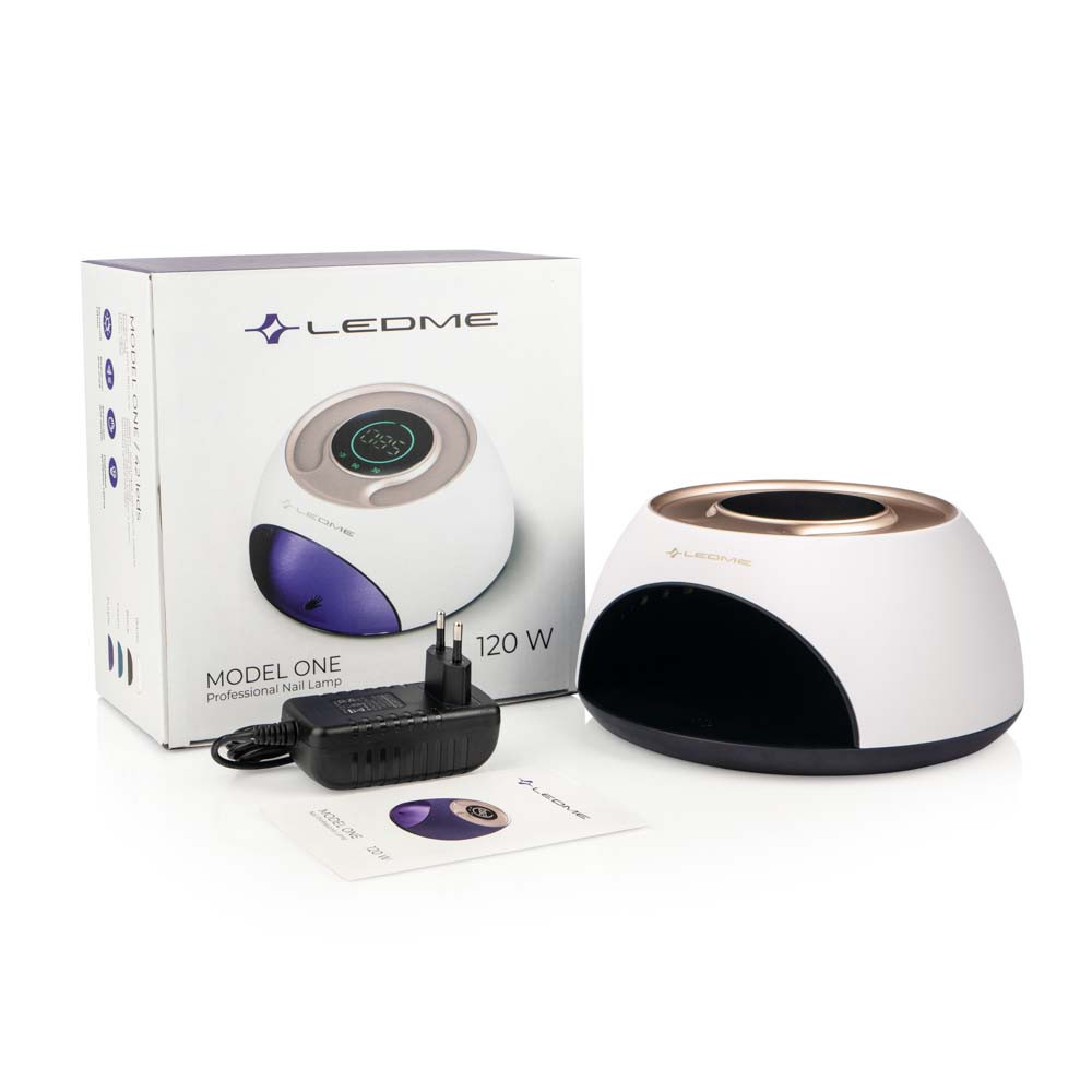Лампа для маникюра LEDME ONE 120W WHITE на beauty-prof.com Фото 4 Лампа для маникюра LEDME ONE 120W WHITE Фото 4