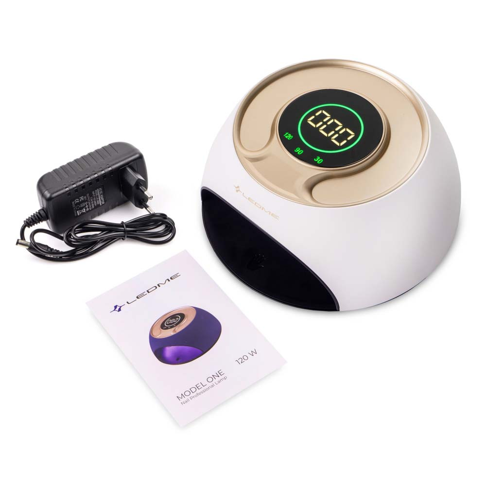Лампа для маникюра LEDME ONE 120W WHITE на beauty-prof.com Фото 7 Лампа для маникюра LEDME ONE 120W WHITE Фото 7