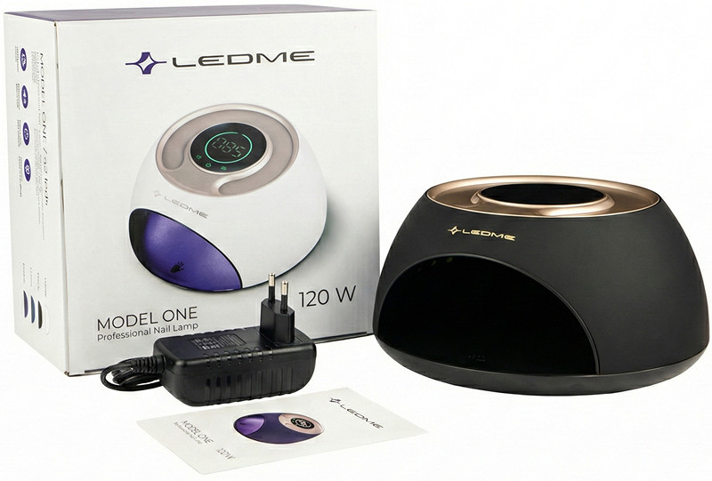 Лампа для маникюра LEDME ONE 120W BLACK  Фото 6 
