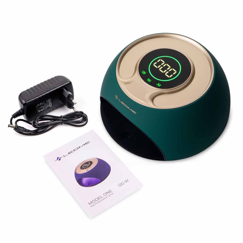 Лампа для маникюра LEDME ONE 120W GREEN  Фото 3 