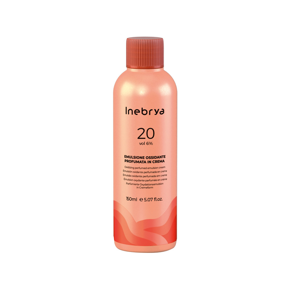 Парфюмерная окислительная эмульсия 6% Color 20 Vol Oxidizing Perfumed Emulsion Cream Inebrya, 150 мл