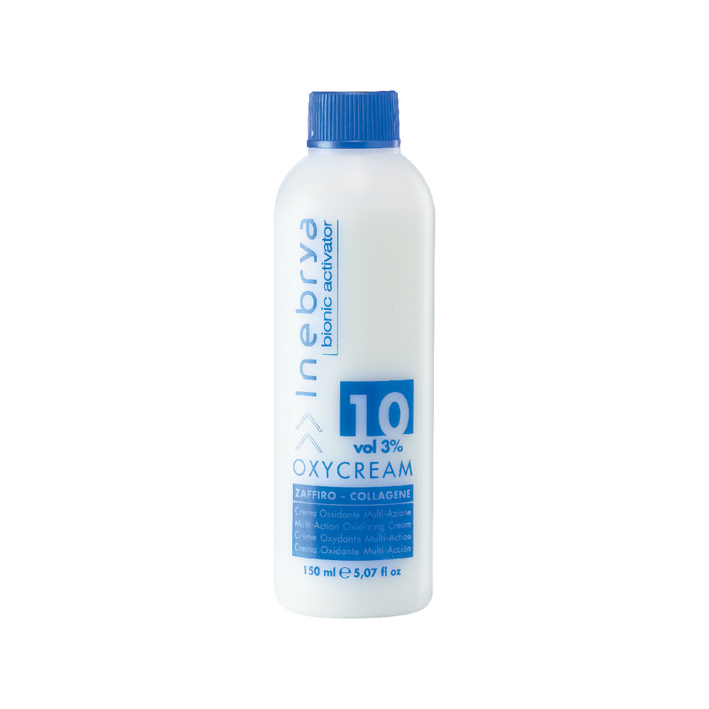 Крем-окислитель сапфир-коллаген Inebrya 10 Vol Oxycream Zaffiro-Collagene, 3% Bionic, 150 мл