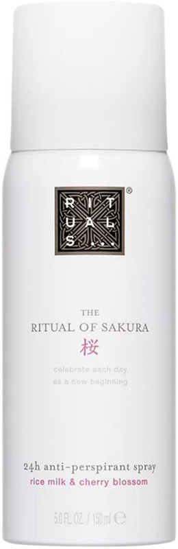Антиперспирант-спрей The Ritual of Sakura 24H Rituals, 150 мл на beauty-prof.com Антиперспирант-спрей The Ritual of Sakura 24H Rituals, 150 мл