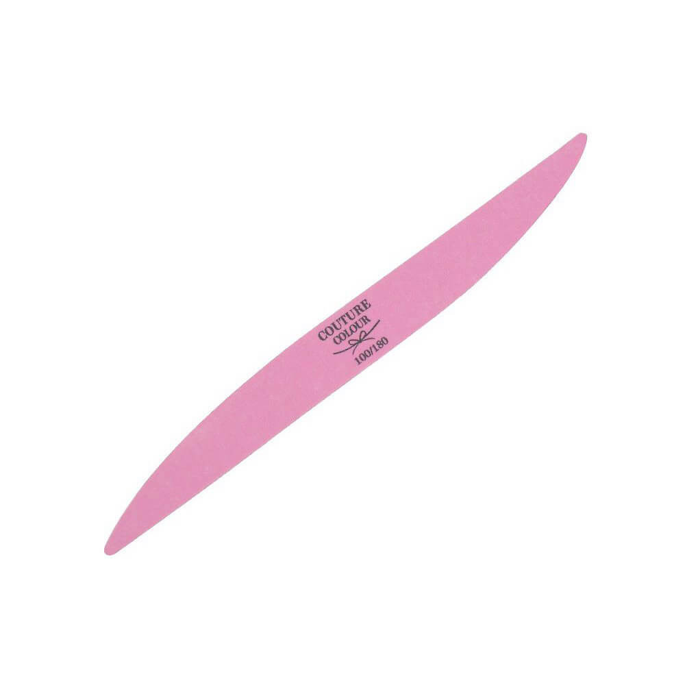 Пилка подвійний ніж біла/рожева Couture Colour, 100/180