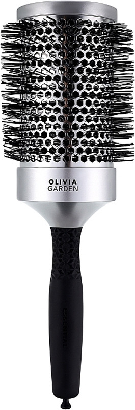 Браш термо для волос ESSENTIAL BLOWOUT CLASSIC Silver Olivia Garden 65 мм
