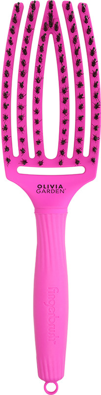 Щетка Finger Brush Boar&Nylon ThinkPink 2023 Neon Purple Olivia Garden