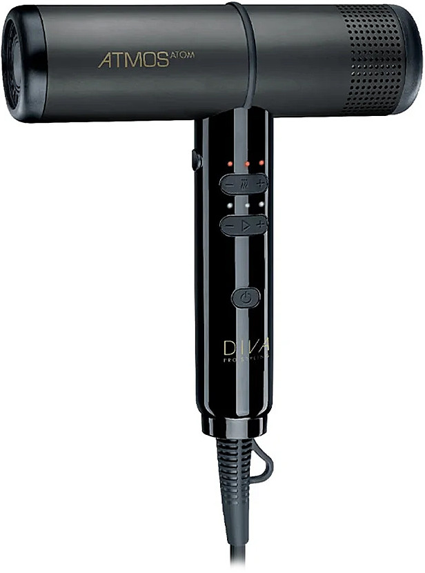Фен для волосся Pro Styling Atmos Atom ATM002 з дифузором 2000 Вт DIVA на beauty-prof.com Фен для волосся Pro Styling Atmos Atom ATM002 з дифузором 2000 Вт DIVA