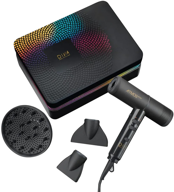 Фен для волосся Pro Styling Atmos Atom ATM002 з дифузором 2000 Вт DIVA на beauty-prof.com Фото 5 Фен для волосся Pro Styling Atmos Atom ATM002 з дифузором 2000 Вт DIVA Фото 5