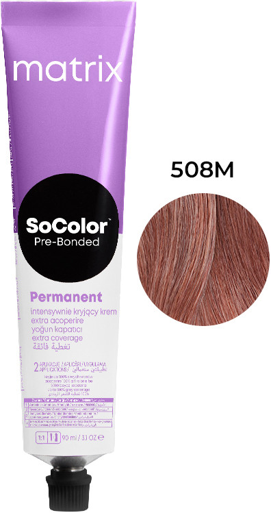 Крем-краска для волос Extra Coverage PRE Bonded SOCOLOR.beauty тон 508M, 90 мл Matrix